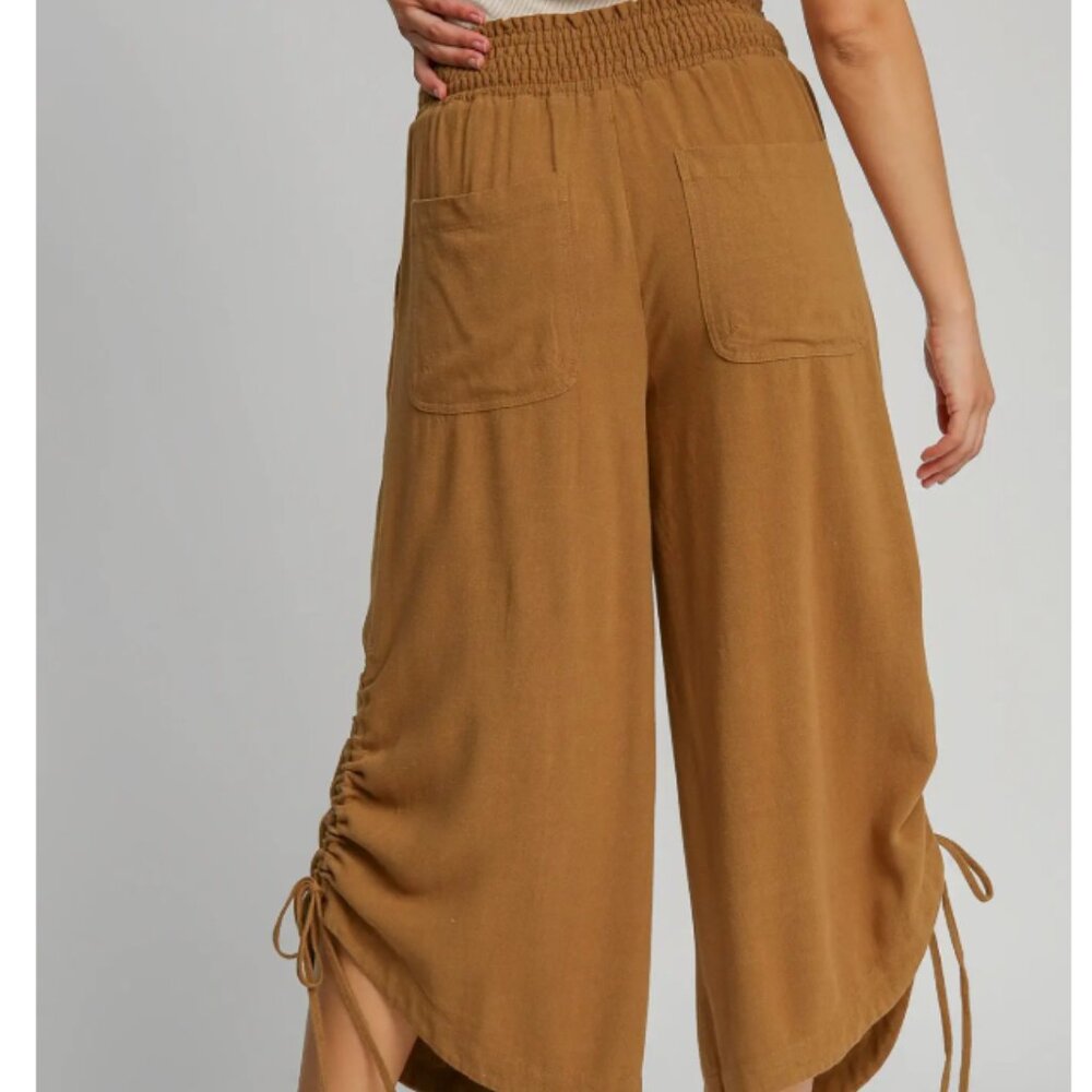 104.Linen Adjustable Pants - Picture 3 of 3